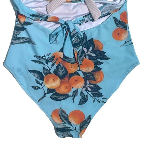 Cupshe Orange Turned Red Swimsuit, size Large - Picture 9 of 12